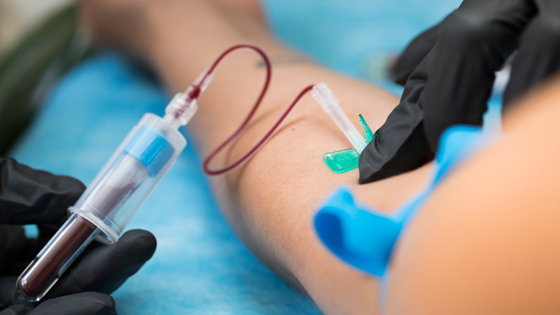 Healthcare professional in medical setting